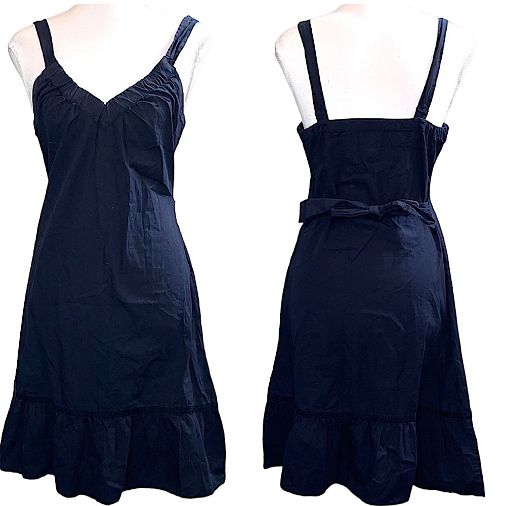 CONVERSE: Navy Thin Strap Summer Dress - Size 6